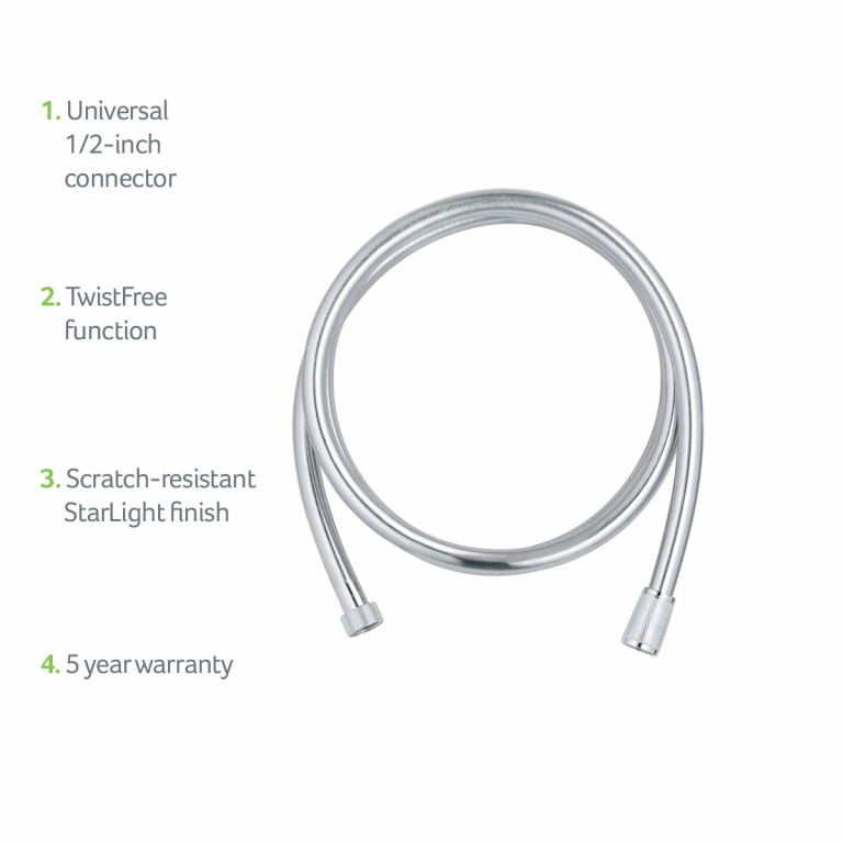 Grohe Silverflex 2 Metre Shower Hose