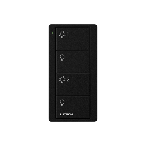 Lutron Pico Wireless Black Remote Control 4 Button Raiselower Control