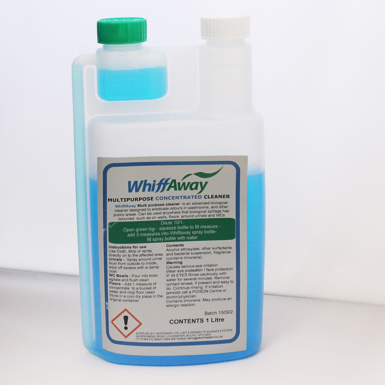 WhiffAway Waterless Urinal Multipurpose Concentrated Cleaner